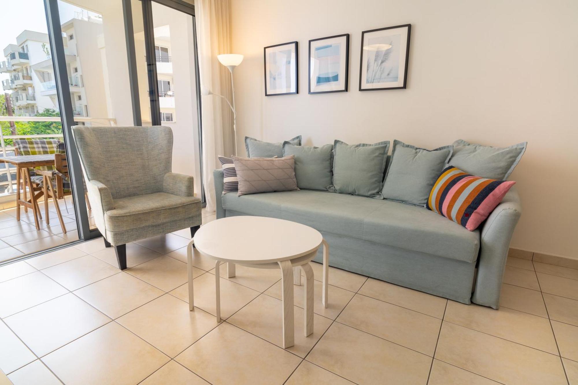 דירות לרנקה Blue Dawn Center Flat מראה חיצוני תמונה